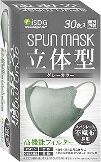 [医食同源ドットコム] iSDG 立体型スパンレース不織布カラーマスク