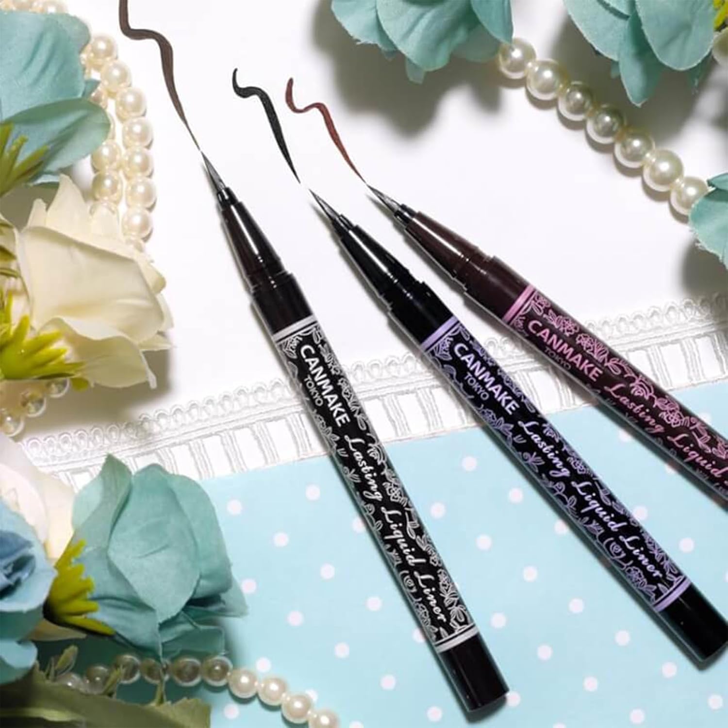 Canmei Lusting Liquid Liner 02 Горький шоколад Коричневый 0,6 мл, фото 6