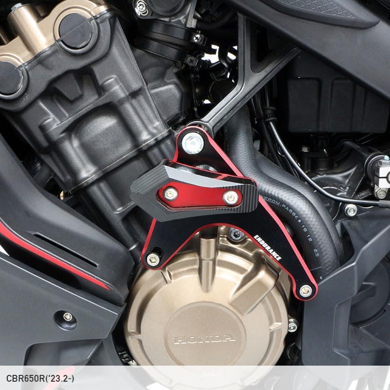Комплект ползунков двигателя мотоцикла Endurance Черный/красный CB650R CBR650R RH03 EN646MKYA2, фото 5