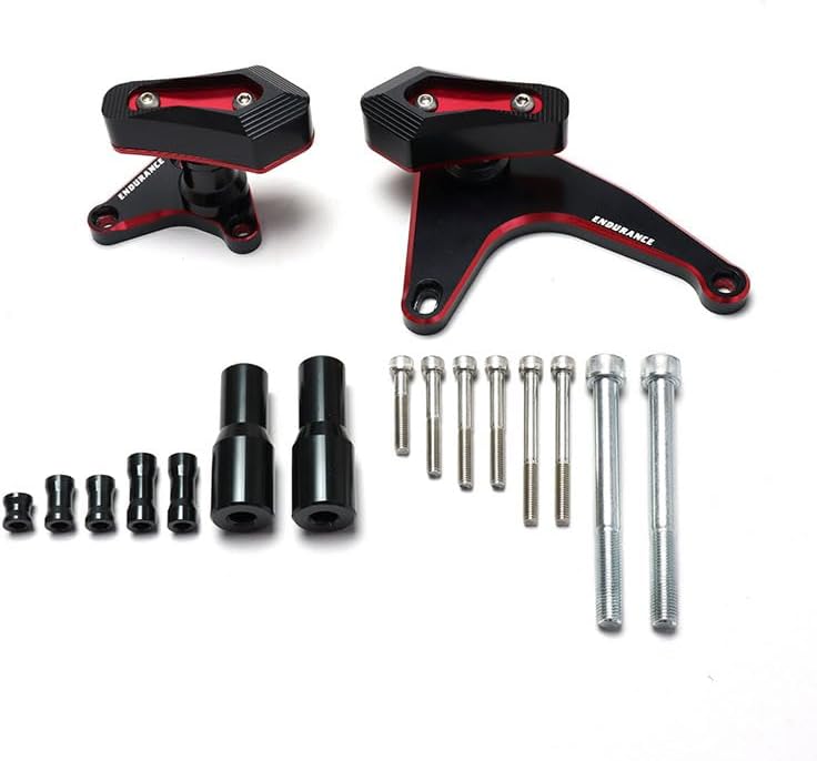 Комплект ползунков двигателя мотоцикла Endurance Черный/красный CB650R CBR650R RH03 EN646MKYA2, фото 9