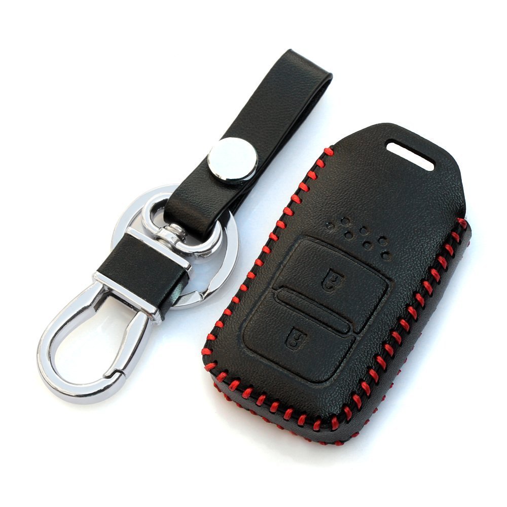 [EMY] Honda Compatible Smart Key Case Key Holder Fit Vezel etc. (Black)