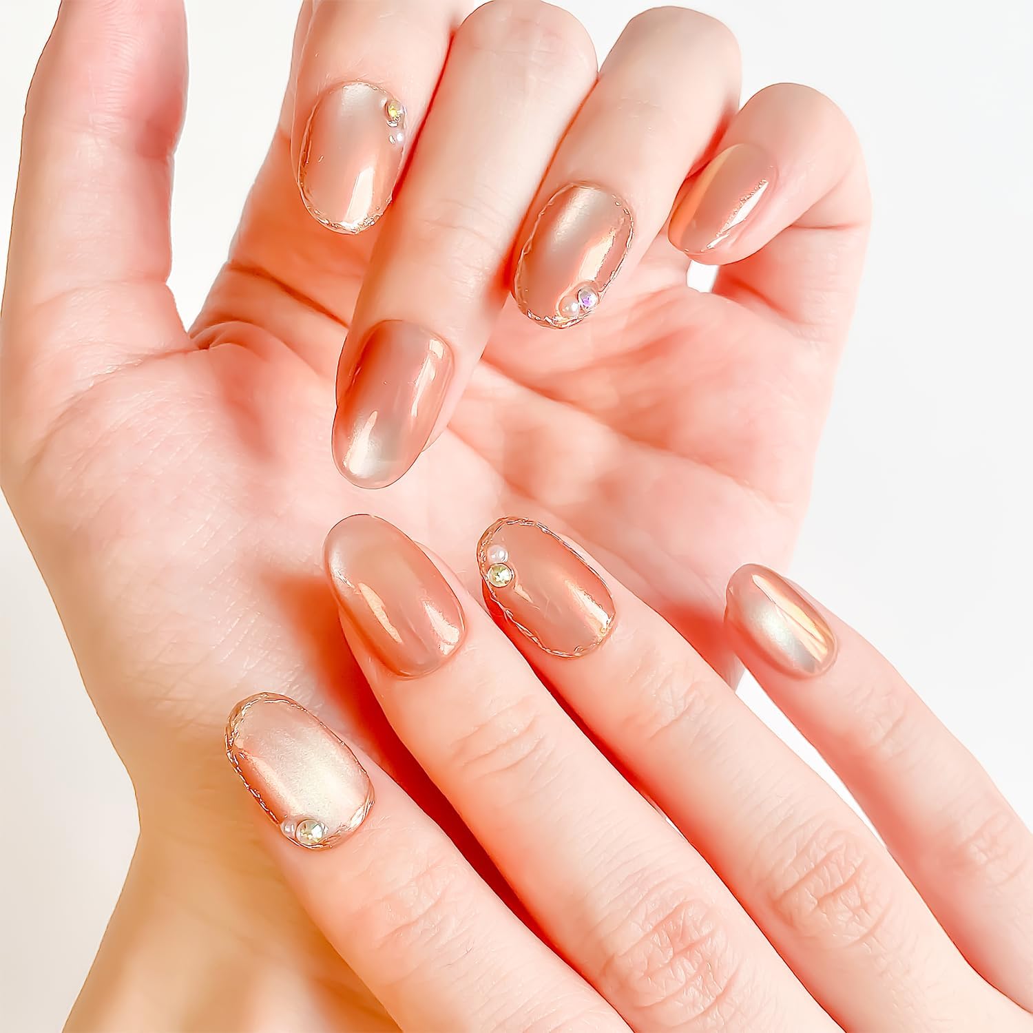 Типсы для ногтей SoraraBeauty 100% ручной работы Just Stick Nail Gel Nail Seal Self Nail Sticker Home Nail Design Серия SU (SU4, XS) SU4 XS, фото 6
