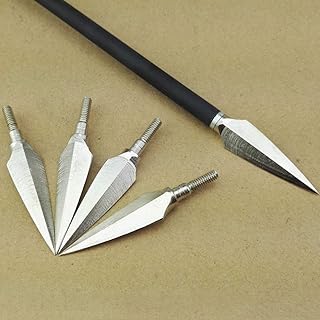SHARROW アロー 狩猟矢先 矢尻 弓道具 ターゲット矢 アーチェリーアクセサリー ネジポイント 鏃 練習 狩猟 6/12個入