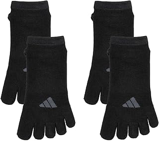 adidas(アディダス) ソックスEXCELLENT FUNCTION スニーカー丈ソックス 2足組 5本指 滑り止め付き 福助メンズ