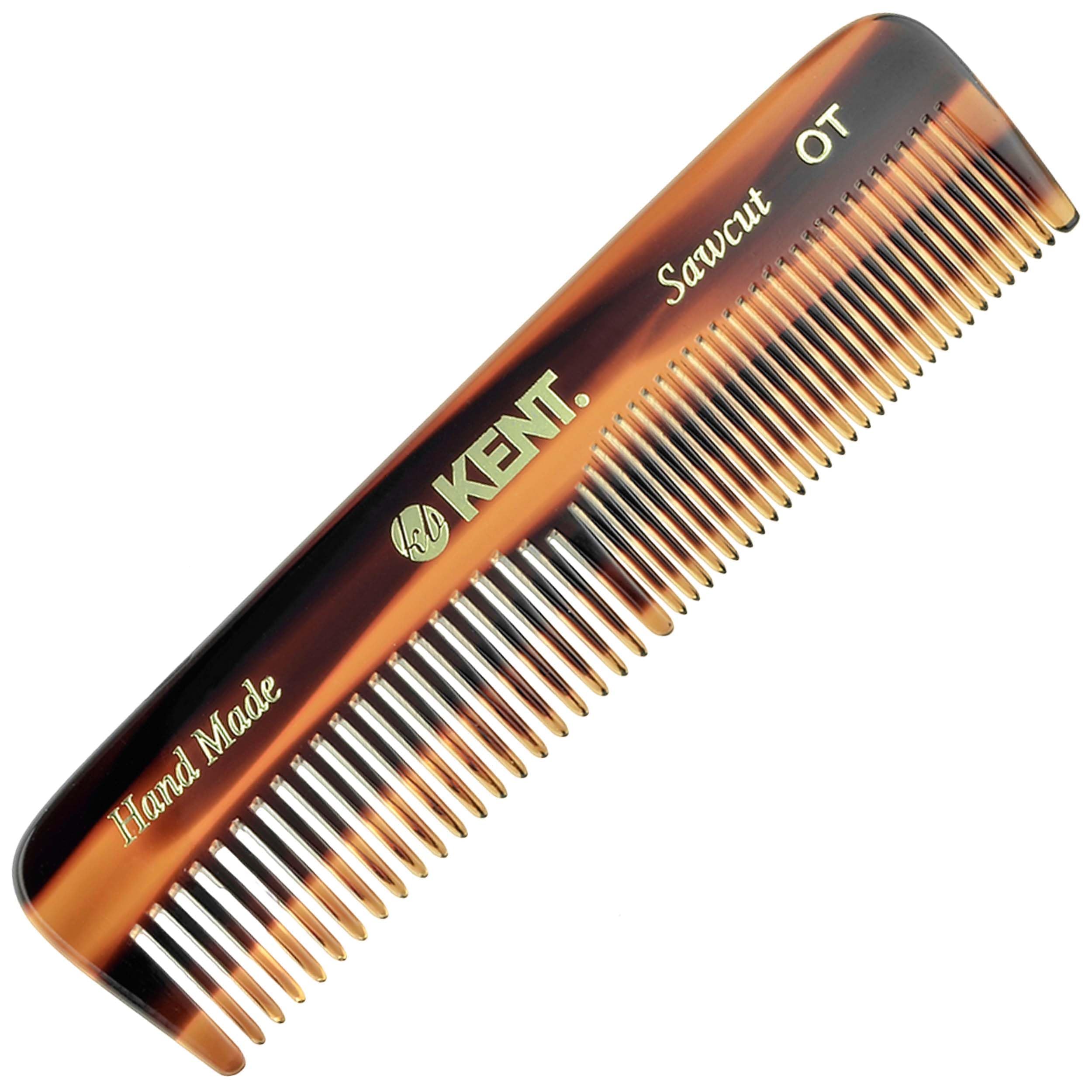GB KENT Kent British Royal Family Approved Luxury Handmade Hair Comb 112mm Pocket Comb Comb Portable Compact Natural Origin Static Electricity Suppression Smooth Fine Teeth Coarse Teeth 2-Way Double Classic Colors