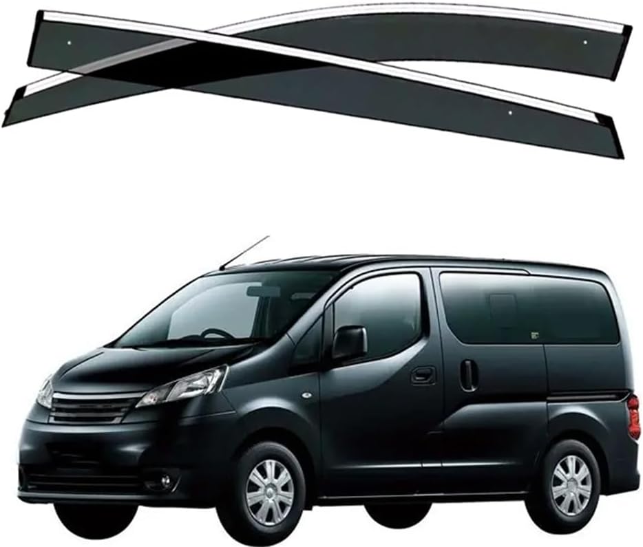 Автомобильный дефлектор для Mitsubishi Delica D3 2012, Защита от дождя, приклеенный скотчем к козырьку бокового окна, защита от дождя для долговечности [Параллельный импорт], фото 2