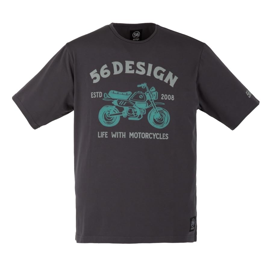Honda Monkey T-Shirt Vintage Style 56 Design M black/mint