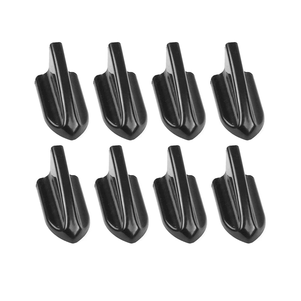 Set of 8 Universal Roof Shark Fin Spoiler Wing Kit Rear Underspoiler Rear Diffuser Car Rear Bumper Decorative Antenna Universal Carbon Tone Decorative Antenna Design