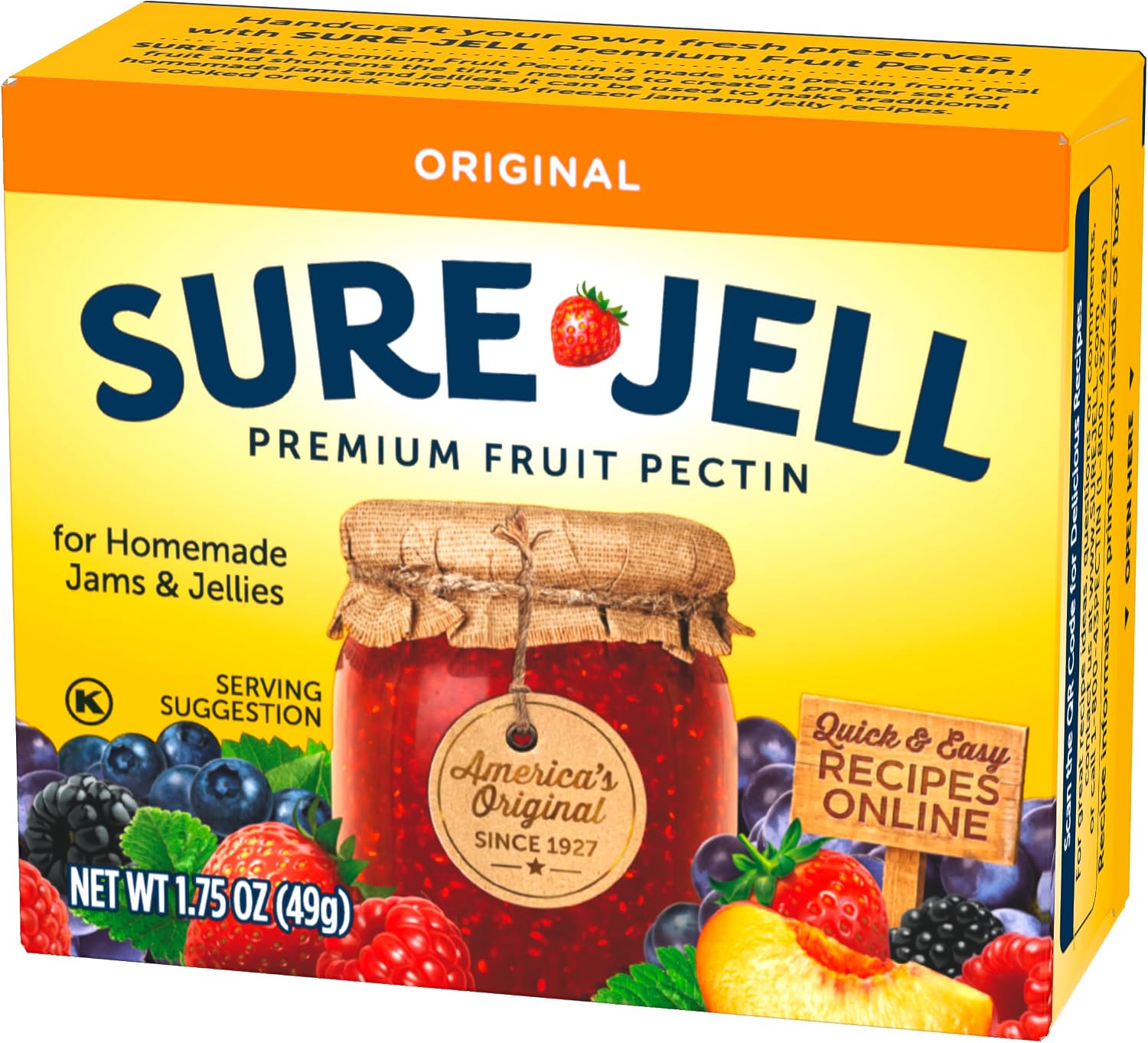 Фруктовый пектин Sure Jell Премиум-класса, 1,75 унции (24 упаковки), фото 4