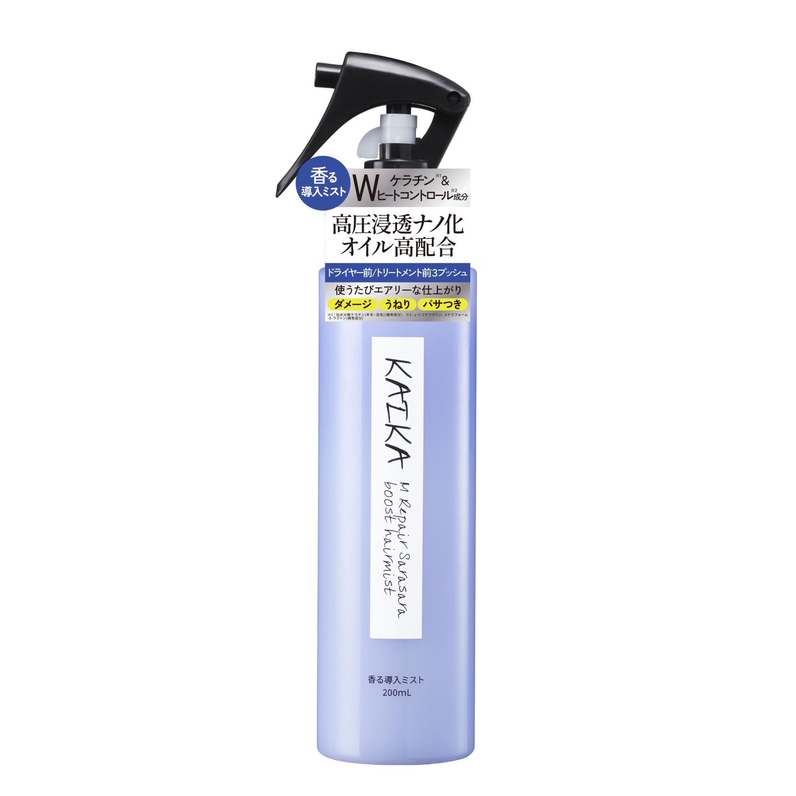 KAIKA Kaika M Repair Silky Boost Hair Mist 200ml Hybrid Treatment Beauty Serum Professional Finish Floral Musk Scent Intensive Repair Instant Booster Formula for Damaged Areas 1本