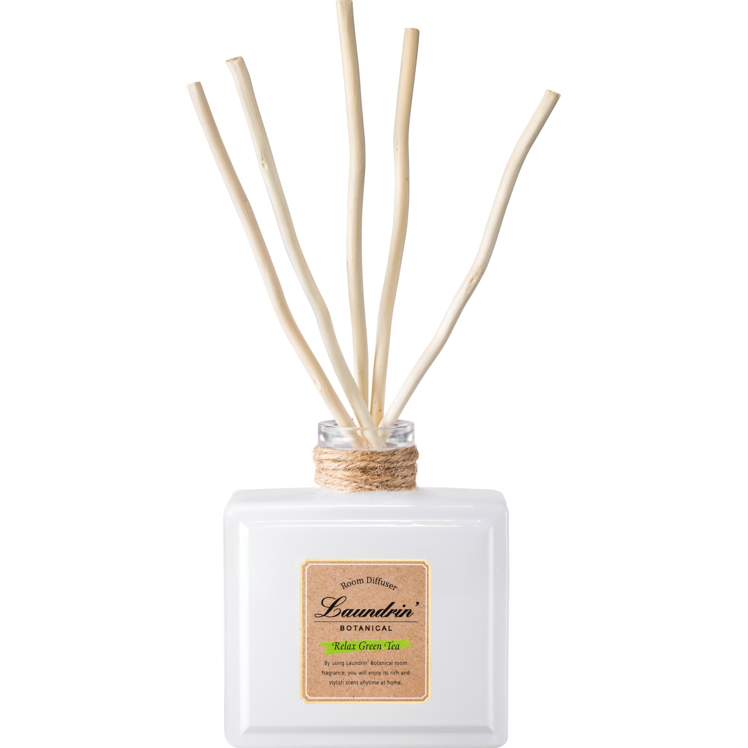 Laundrin'(ランドリン) Laundrin ' ディフューザー リラックスグリーンティー 芳香剤 80ml リラックスグリーンティー 本体