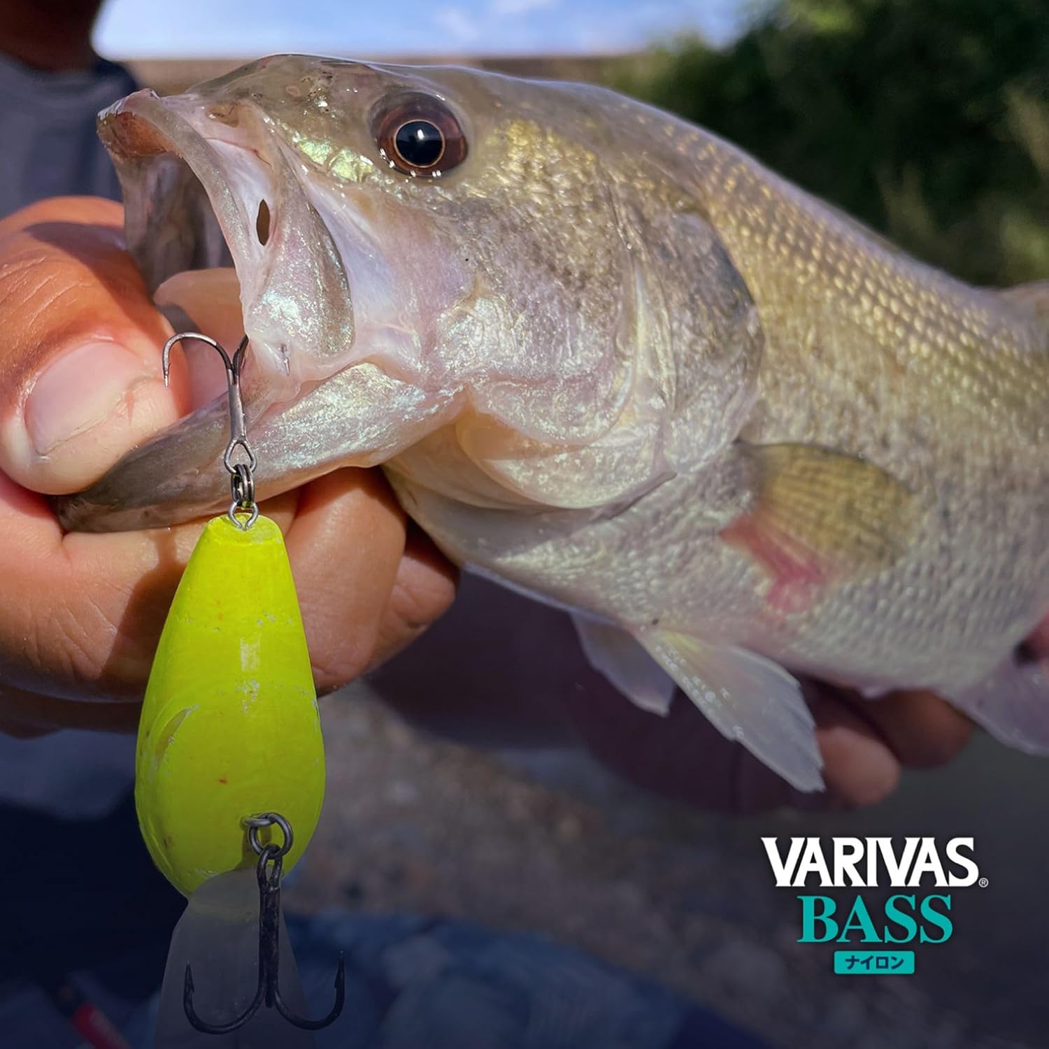 Varivas VARIVAS Bass Нейлон 492,1 фута (150 м) стелс серый 12 фунтов (№ 3), фото 6