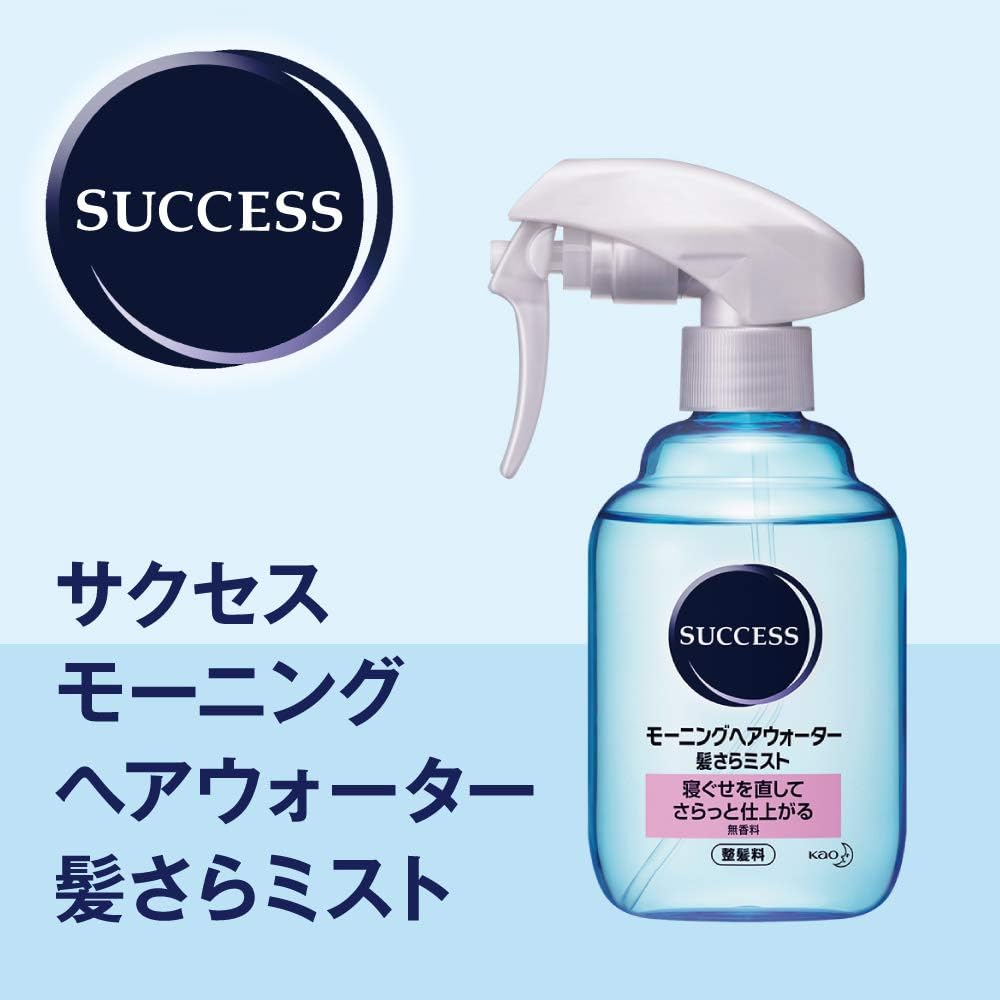 Освежающая вода для волос Kao Success Morning Hair Water Hair Mist Refill, 15,2 жидких унции (440 мл) для укладки волос, фото 3