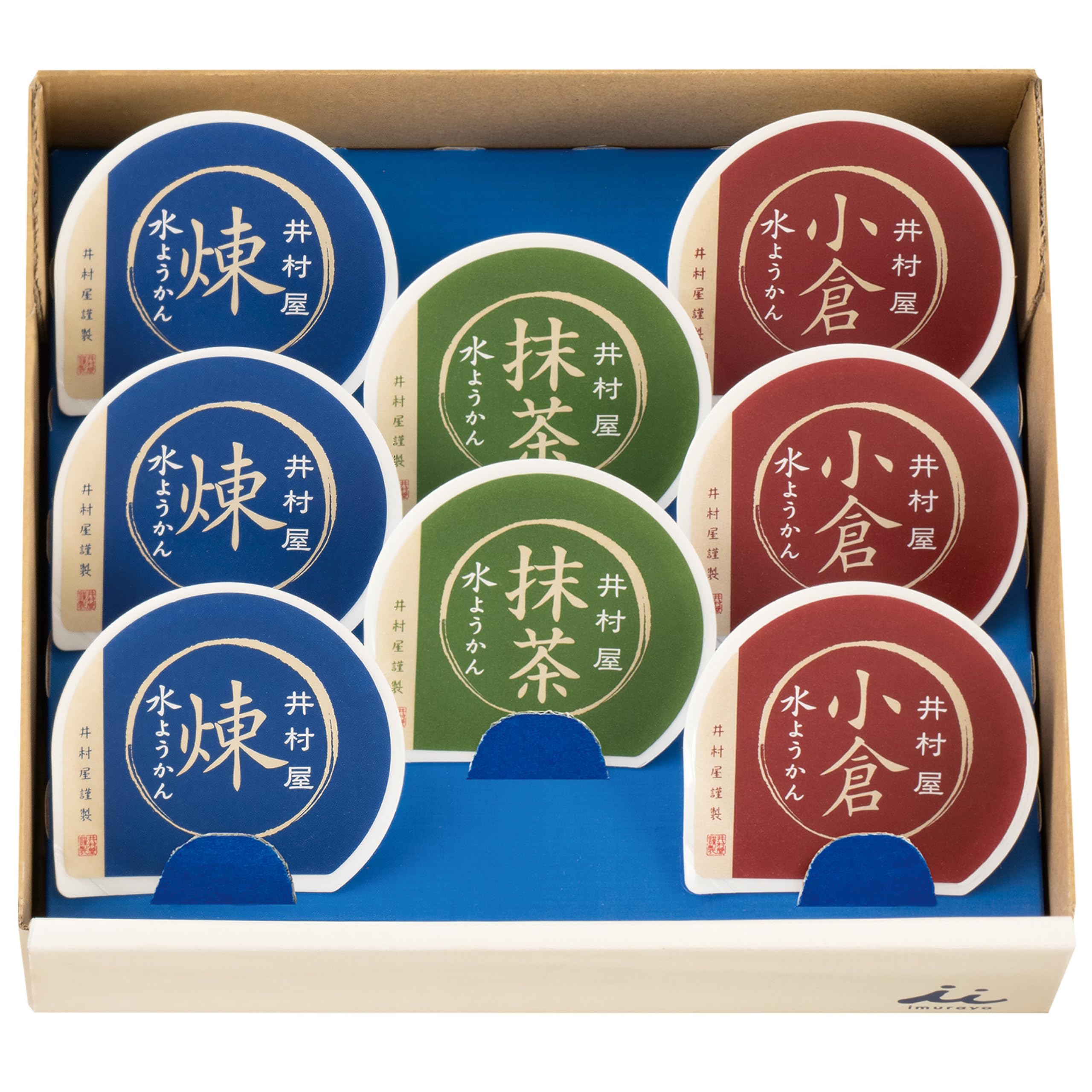 Imuraya 1000 Cup Mizu Yokan C-10 【3 Types】【Summer Gift】【Thank You】【Greetings】【Gift】【Confectionery Box】 8個