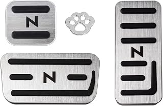 ホンダ N-BOX N-WGN N-VAN N-ONE ペダル カバー アルミペダル パーツ HONDA Nシリーズ カスタム アクセサリー 内装 滑り止め アクセルペダル ブレーキペダル パーキングブレーキ シルバー 3ピース