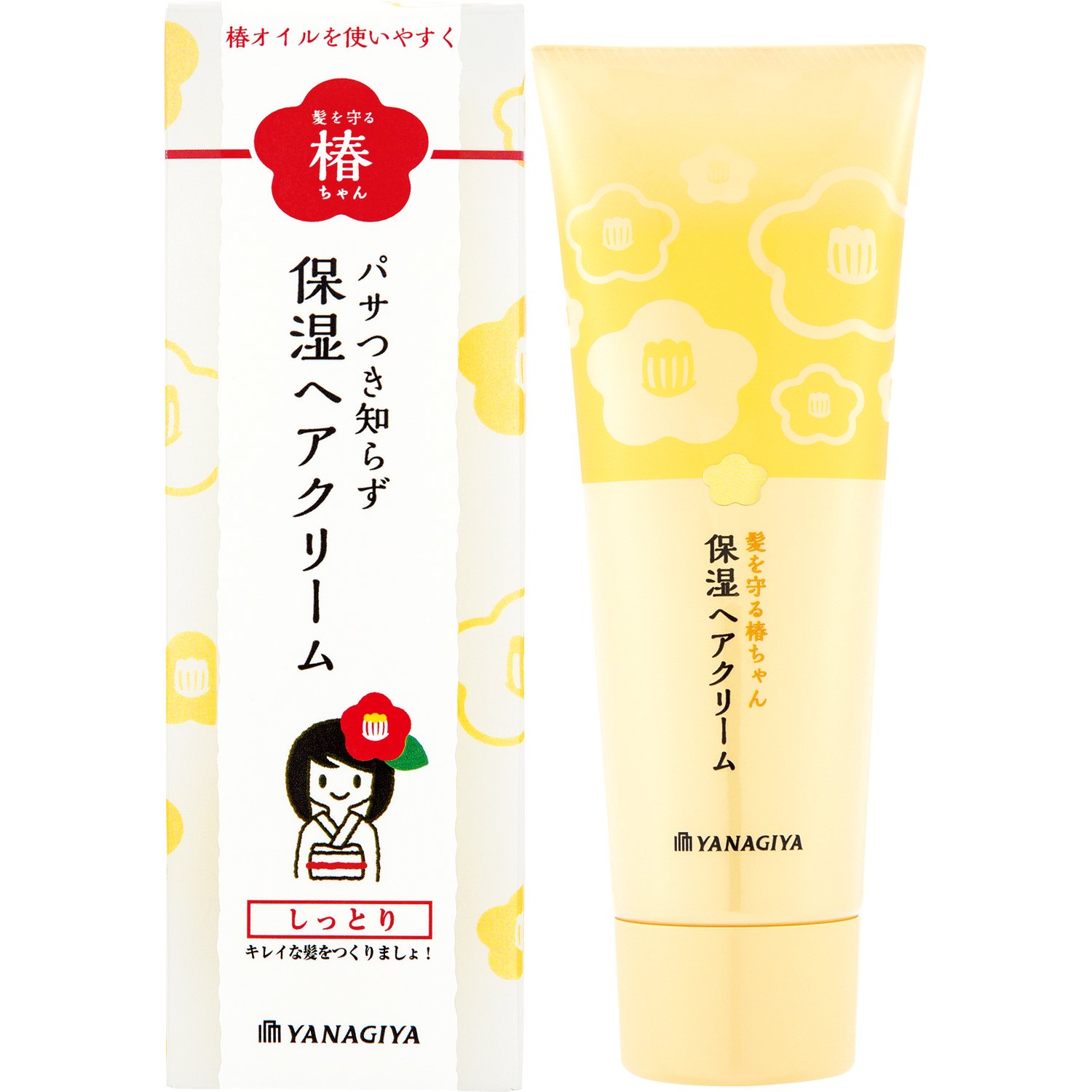 Yanagiya Hontshop Tsubaki-chan Moisturizing Hair Cream 120グラム (x 1)