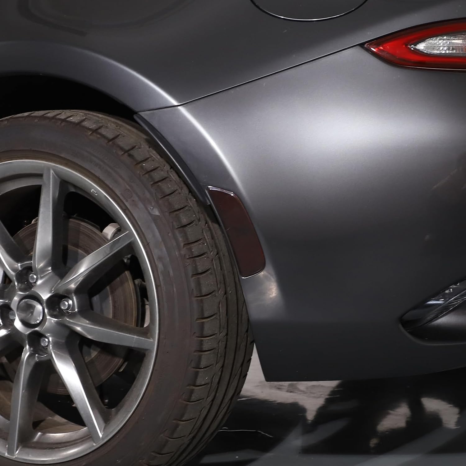 Применимо к новым Mazda Roadster серии RF ND 2016-2024 годов выпуска, накладка на колесные арки, накладка на задние колесные арки, комплект из 2 предметов (прозрачный серый), фото 4