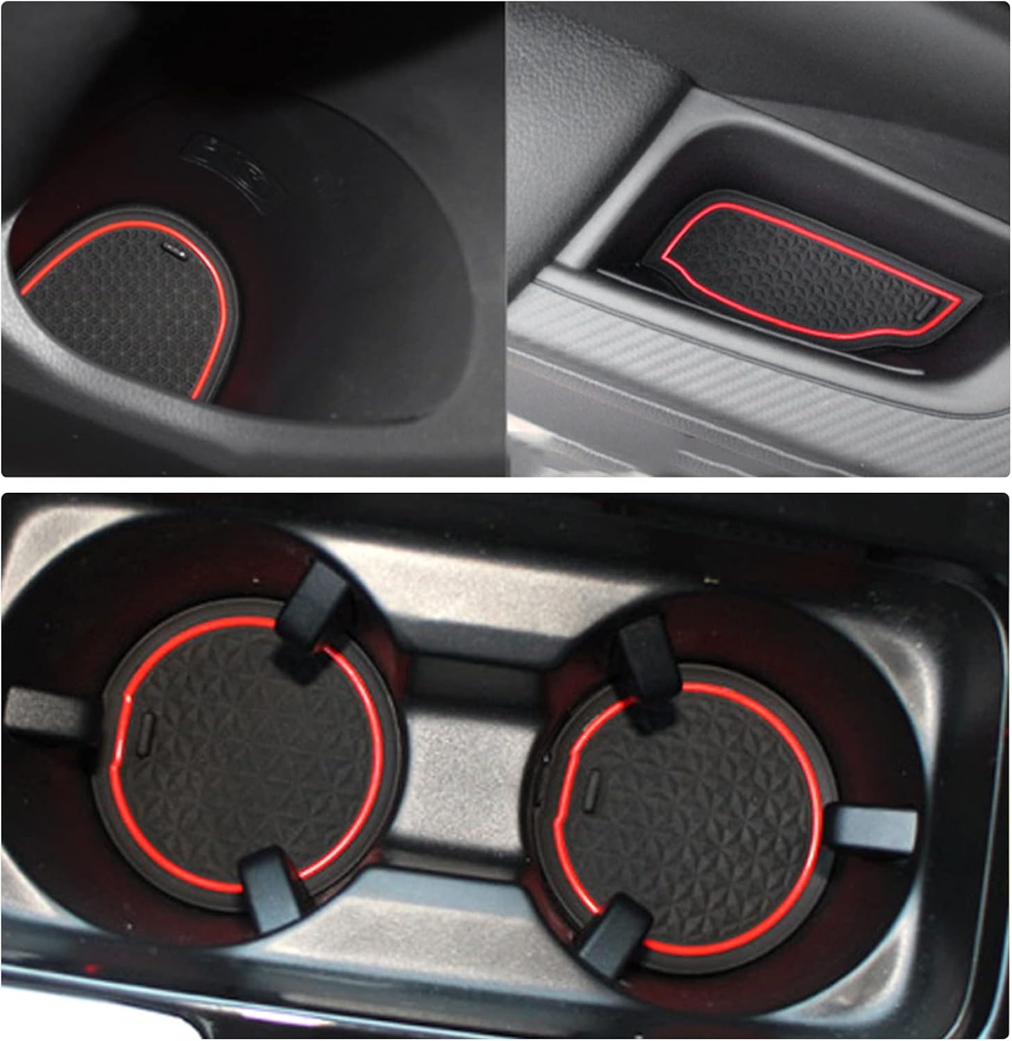 GAFAT — резиновый коврик для дверных карманов для Mitsubishi Eclipse Cross (модели GK1W/GK9W/GL3W), 2018 г. — настоящее время, новый тип, для PHEV, звукоизолирующий, фото 7