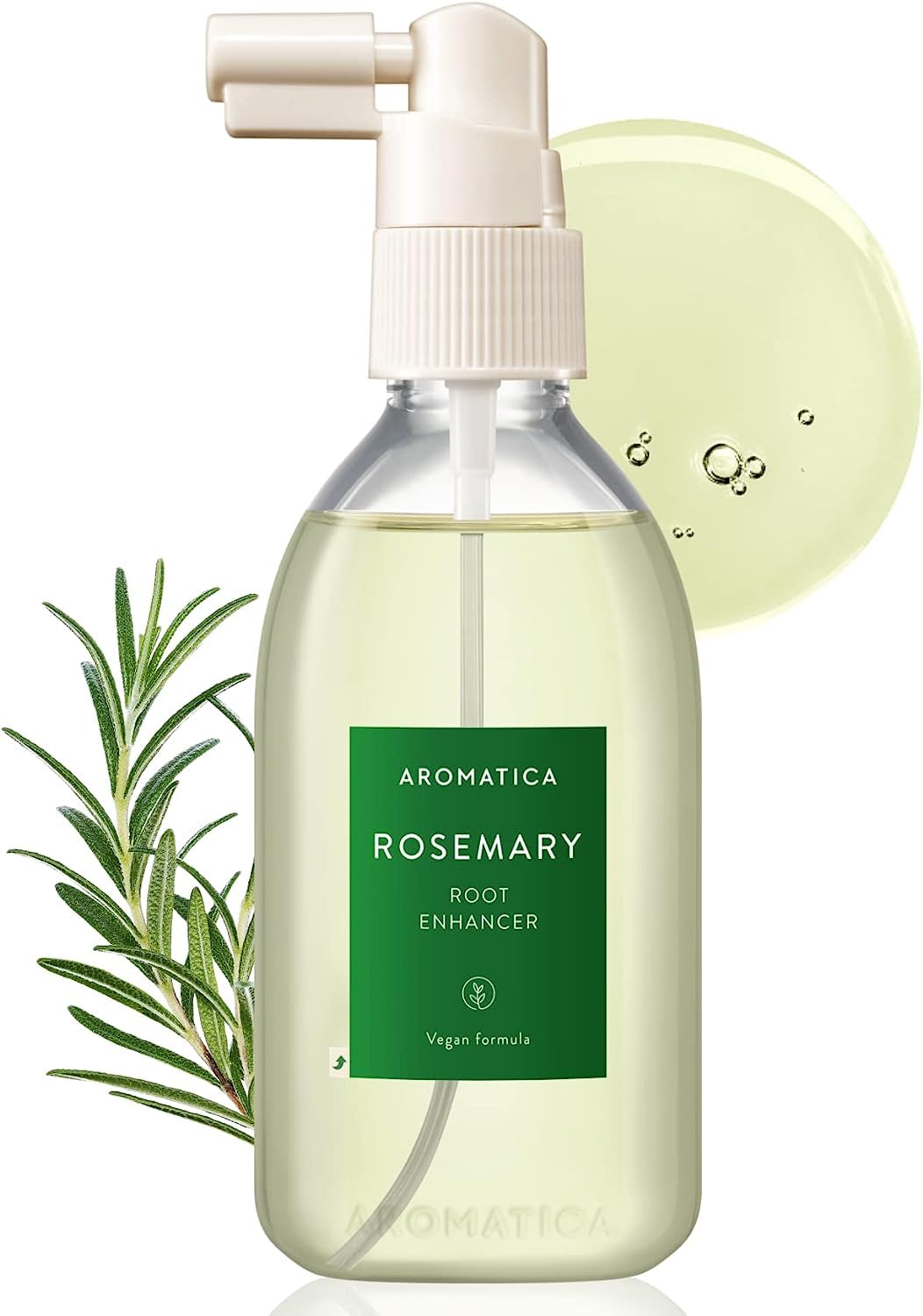AROMATICA Scalp Refreshing Hair Tonic Rosemary Root Enhancer 100ml – Scalp Care, Scalp, Hair, Dandruff, Dryness, Keratin, Sulfate-Free, Non-Silicone, Paraben-Free Scalp Care Rosemary Enhancer