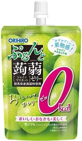 Желе Orihiro Purun to Konjac без калорий, набор из 36 штук (6 видов по 6 штук), в стойке, фото 5