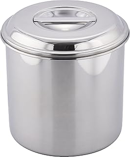 和平フレイズ 保存容器 キッチンポット 味道 14cm 2.1L 丸深型 モリブデン 日本製 AD-292