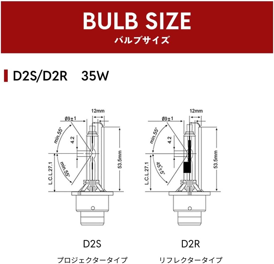 Hidya D2R HID valve 35W 8000K оригинальная сменная фара для легкового автомобиля 2 шт 1 комплект, фото 8