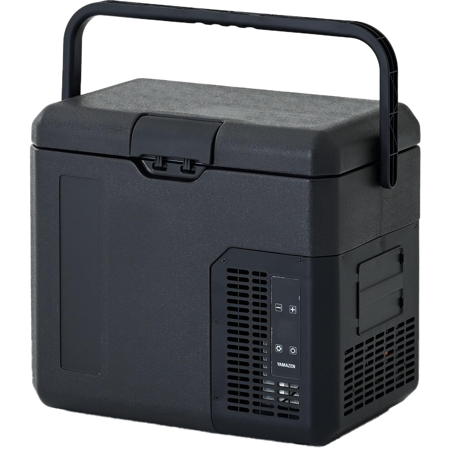 Yamazen YFR-AC18H(B) Portable Refrigerator, Freezer, 4.9 gal (18 L) Compressor Type (AC/DC 2 Way Power Supply), Car Refrigerator, Small, Cooler Box, 5.4 to 68°F (-18°C to 20°C), Energy Saving, Black 18L