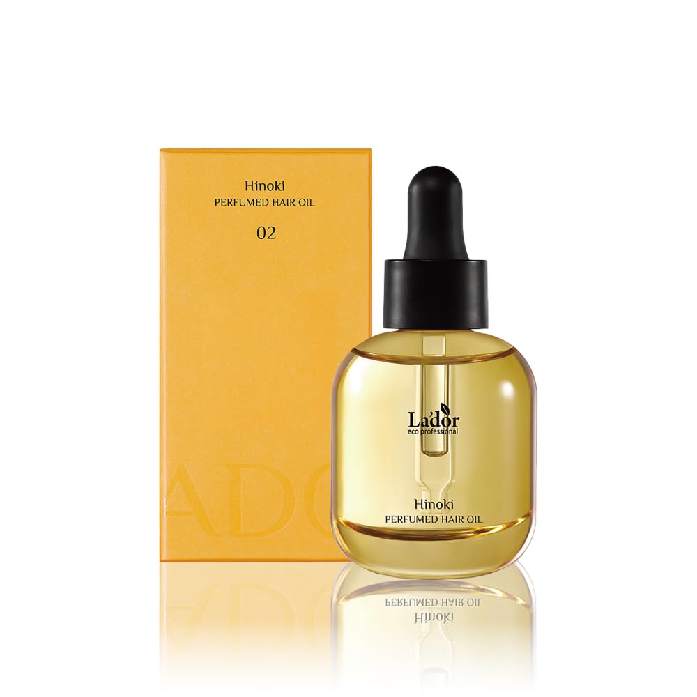 LADOR(ラドール) パフュームヘアオイル ヒノキ 30ml 韓国コスメ 洗い流さないトリートメント ヘアケア ダメージケア ヘアエッセンス つや髪 香水