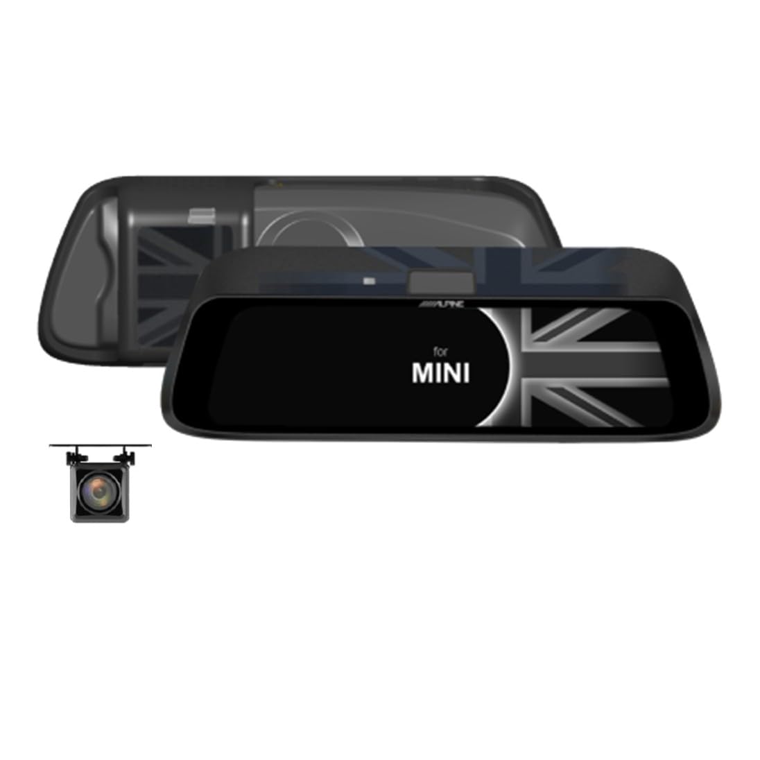 ALPINE MINI-Specific Digital Mirror with Exterior Rear Camera Model DMR-DM900-MINI-OC MINI Exterior Rear Camera Model