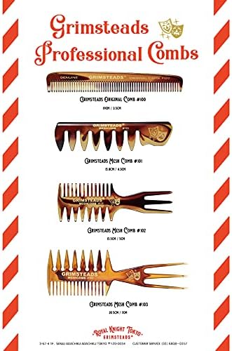 ROYAL KNIGHT TOKYO GRIMSTEADS Сетчатая расческа для ПАРИКМАХЕРСКОЙ Парикмахерская салон красоты Barber (#103), фото 4