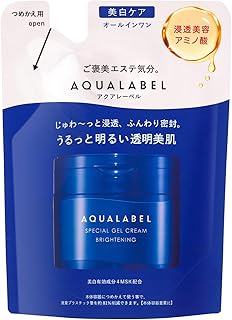 アクアレーベル オールインワン スペシャルジェルクリームEX ブライトニング つめかえ用 81g 医薬部外品 4MSK ビタミンE誘導体 オールインワンジェル 美白ケア 美白 AQUALABEL