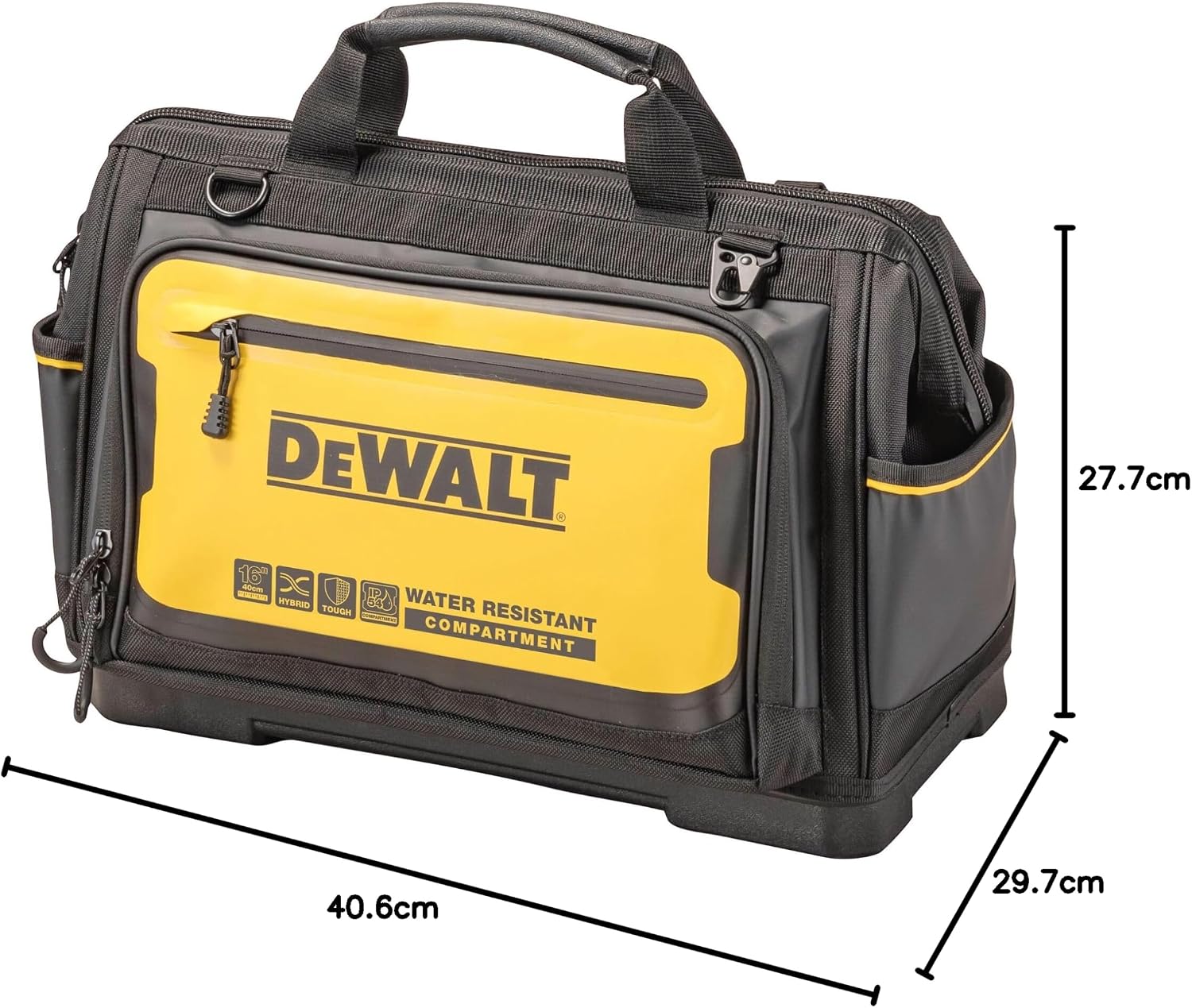 DEWALT (ДЕВАЛТ) сумка широко открытого типа водоотталкивающая пылеотталкивающая прочный чехол для хранения Сумка для инструментов ЯЩИК для хранения Ящик для инструментов Сумка для инструментов DIY storage DWST60103-1, фото 12