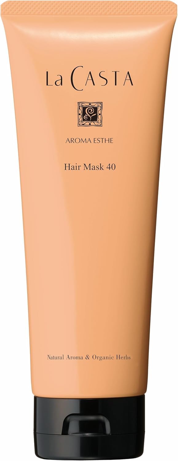 La Casta Treatment, Aromatherapy Hair Mask 40, Organic, 8.1 oz (230 g), For Fluffy, Airy Hair, Made in Japan, Natural Aroma Hair Treatment