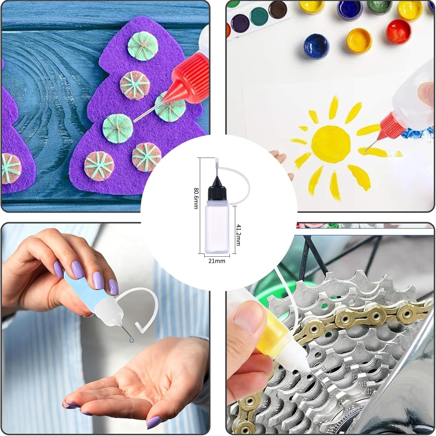 DIY Игла Бутылка Клеевой шприц для смолы Ремесло ручной работы Прецизионная работа Охлаждающий инструмент Шприц с иглой, фото 6