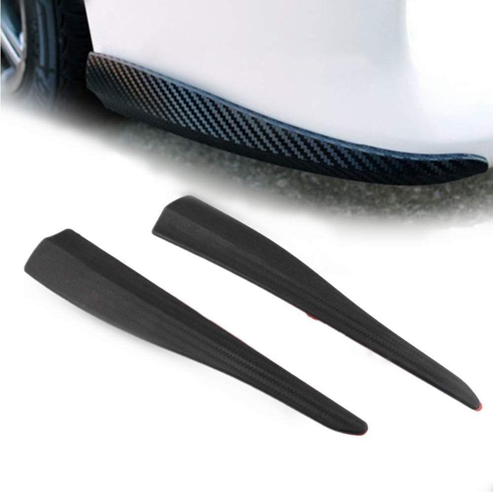 Ruien Universal Bumper Protector Front Spoiler Length 28.5cm Spoiler Canard Bumper Guard Aero Guard Scratch Guard Corner Guard Car Scratch Prevention Easy Installation