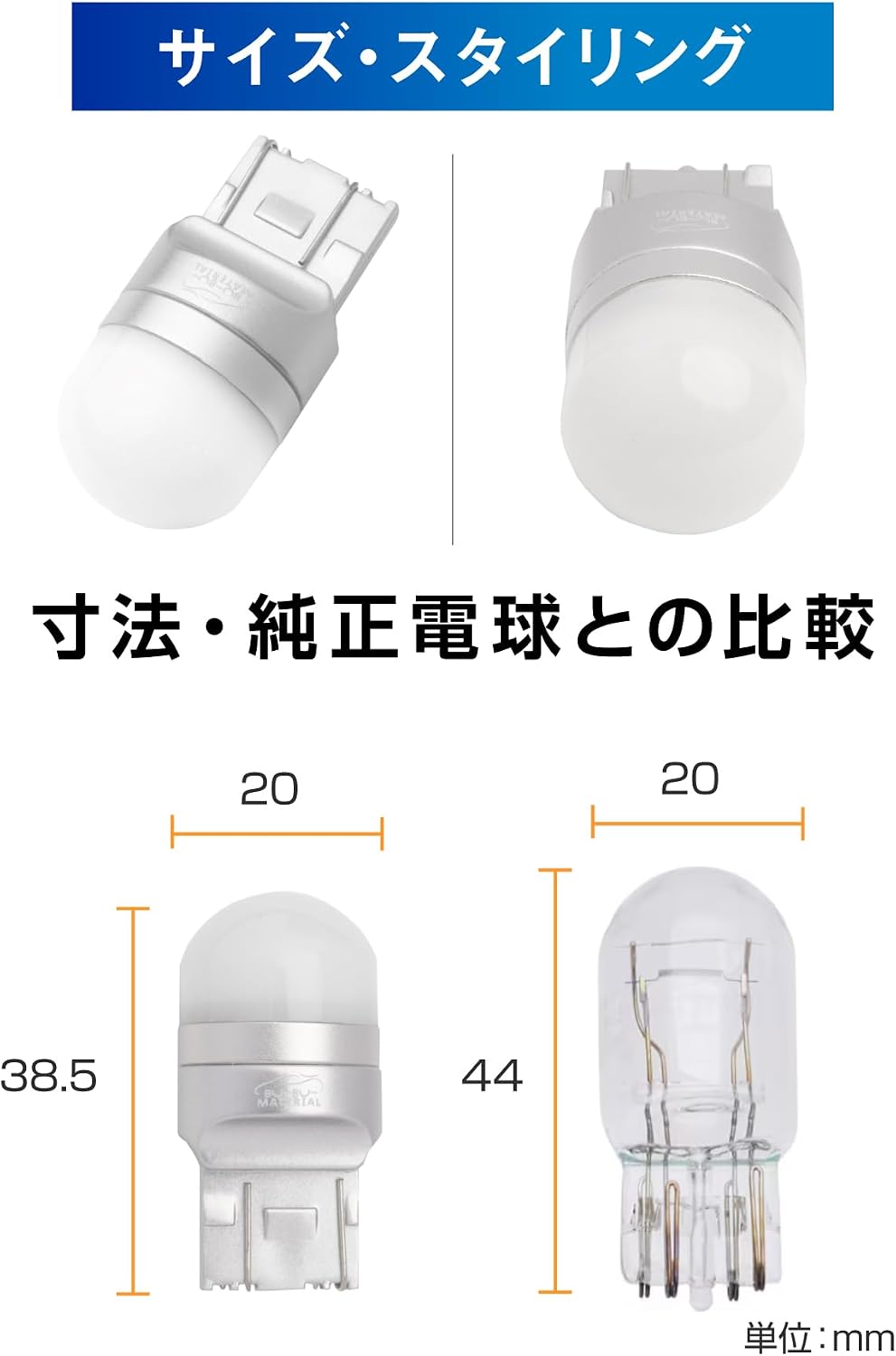 Bubu Materials George Seitagaya Base T20 LED Стоп-сигнал с двойным красным неравномерным свечением, универсальный, неполярный 2шт. 1.Красный T20, фото 9