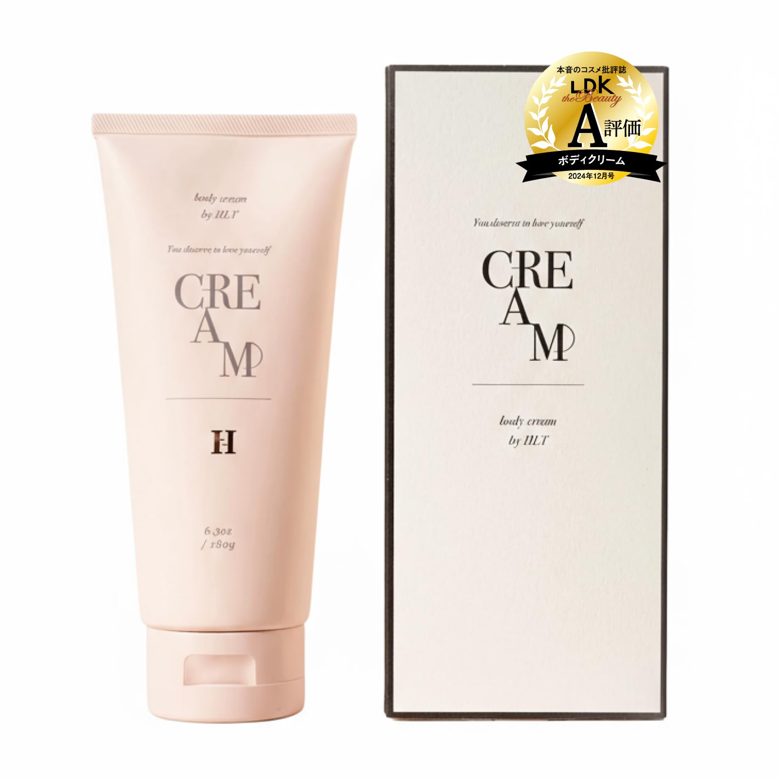 (Official) Harlip to Beauty Sensual Rich Body Cream, Body Cream, Ceramide Blend, Prevents Dry Out of Air Conditioning, Sunburn Care, Beauty Ingredients, Smooth, Non-Sticky, Nude Pearl Scent, 6.3 oz (180 g) Nude Pearl Scent 180g