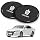 Автомобильные подставки Crown Custom, Набор из 2 штук, Подставки Crown, Серия Crown 210 и серия Crown 220, Круглые, Противоскользящие, Антивибрационные, Водонепроницаемые, фото 3