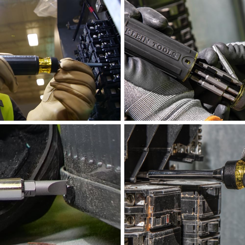 МНОГОРАЗРЯДНАЯ ОТВЕРТКА С ХРАПОВЫМ МЕХАНИЗМОМ KLEIN TOOLS 32305, фото 4
