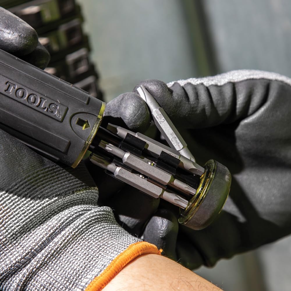 МНОГОРАЗРЯДНАЯ ОТВЕРТКА С ХРАПОВЫМ МЕХАНИЗМОМ KLEIN TOOLS 32305, фото 8