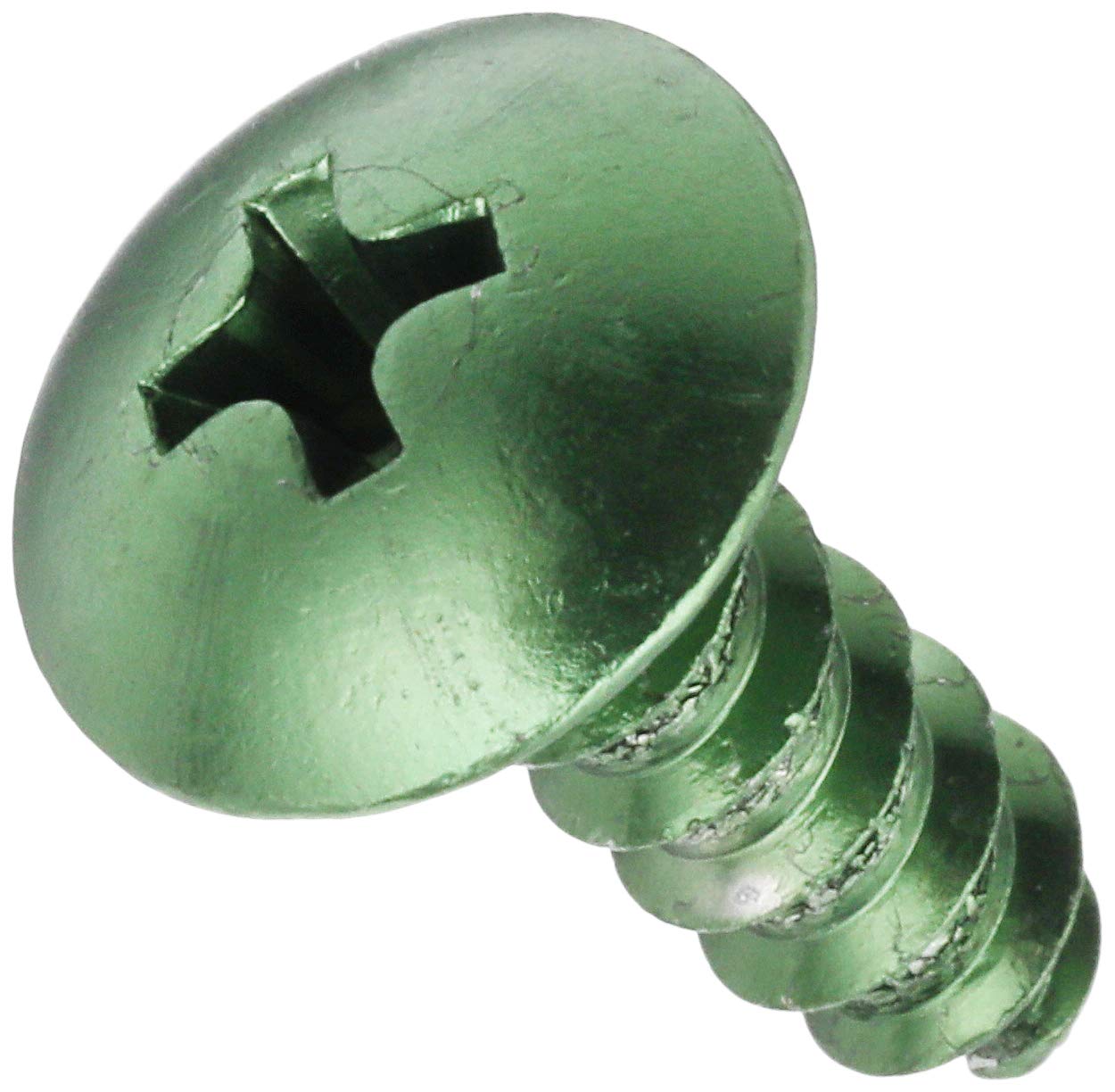 KITACO 0900-056-08006 Aluminum Tapping Screw, 5x16, General Purpose, Green green M5X16mm