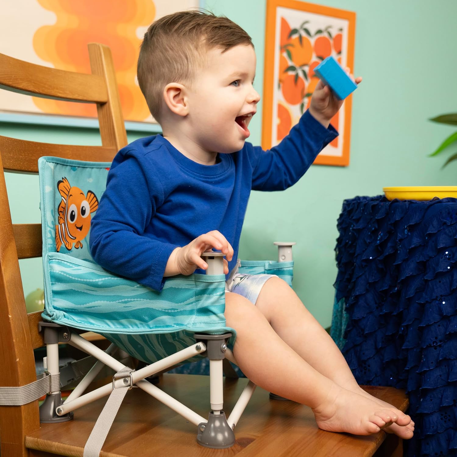 Детское кресло Pop'n Baby — «В поисках Немо», синий, фото 8