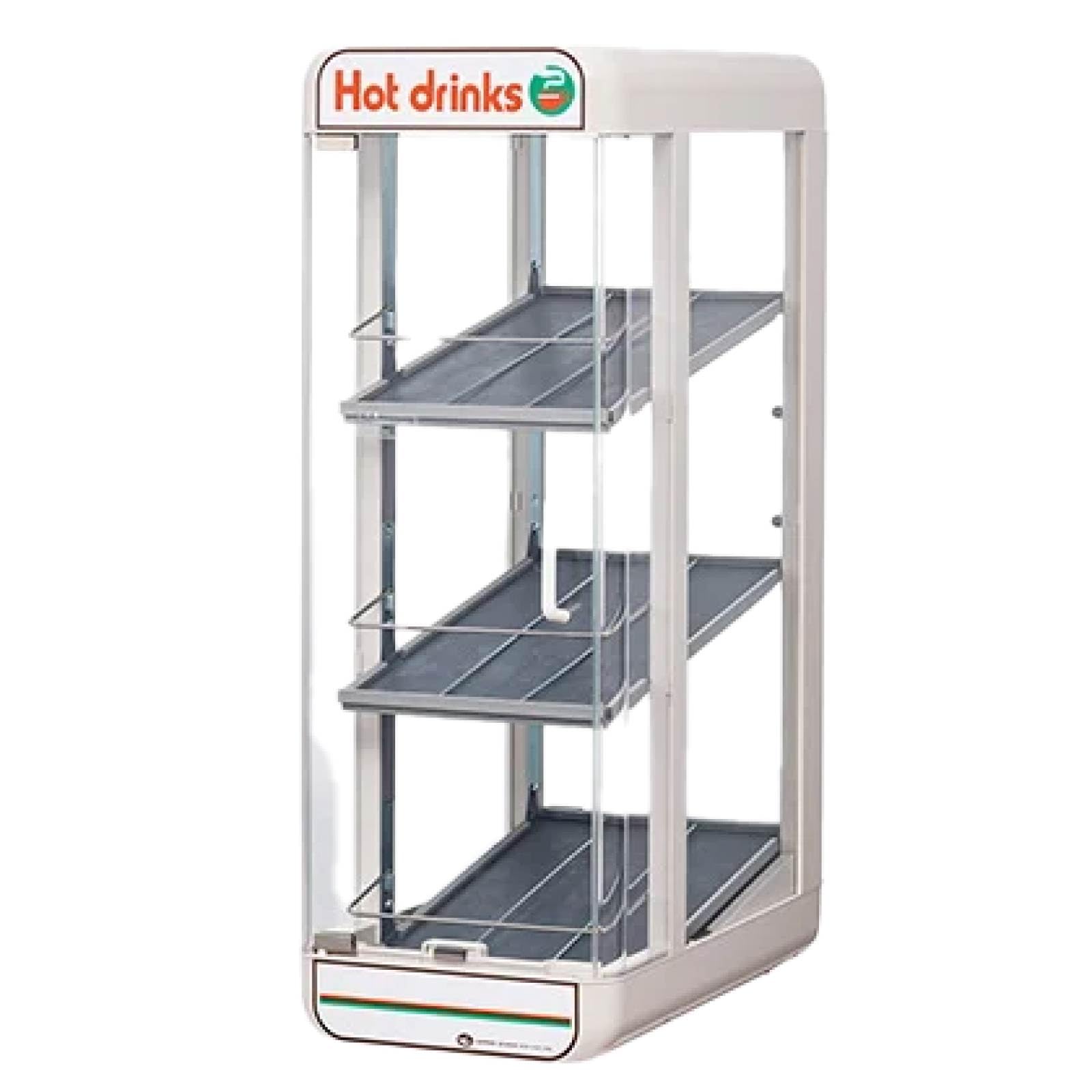 PW45-E3 Can Warmer, Pet Warmer, Beverage Warmer, Tabletop Beverage Warmer, 3-Tier Hot Drink