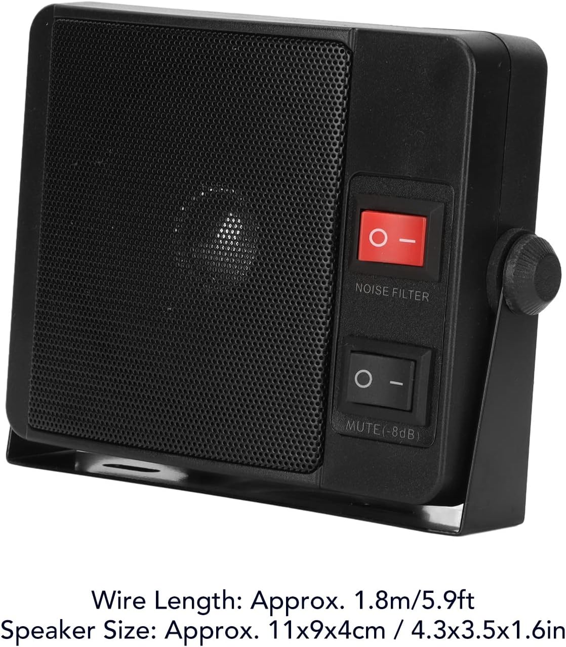 Динамик внешней связи Автомобильный радиоприемник Yaesu FT 1802M FT 1807M FT 1900R для Kenwood с монтажной подставкой clear sound диаметром 3,5 мм, фото 5