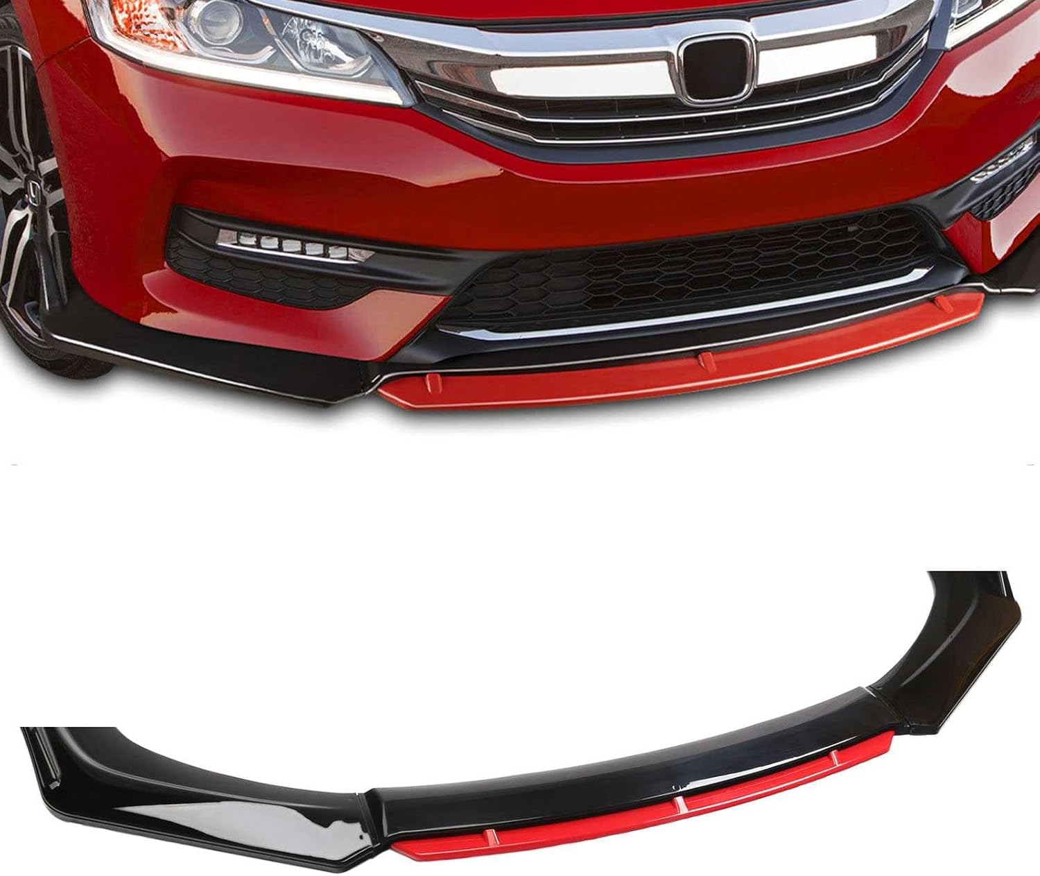 Применяется для Subaru Impreza g4 GK Lip Spoiler Спойлер для губ переднего бампера с 4-мя отделками, Улучшенная защита от царапин, легкие аксессуары Aero DIY, изготовленные на заказ Внешние детали, Глянцевый черный Черный Белый, фото 2