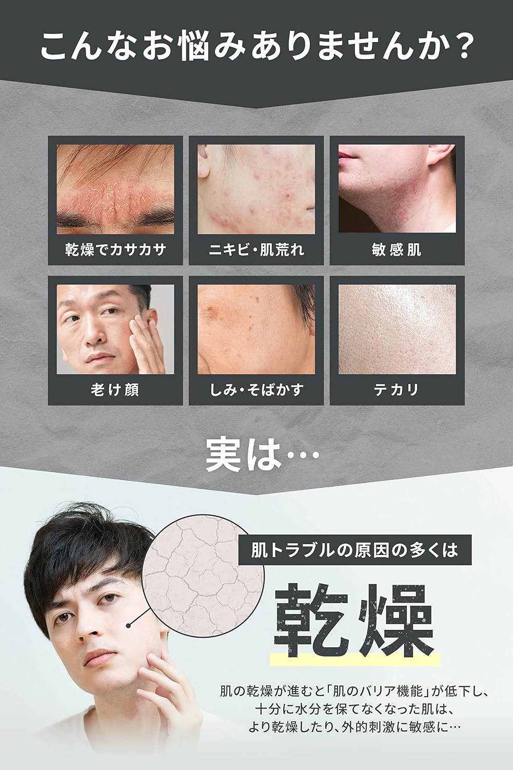 Средство для умывания от прыщей Tecari men's rough skin (набор для умывания + лосьон), фото 7