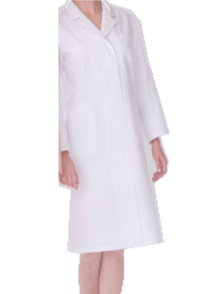 Nagaileben Women's Single Examination Gown KEX-5130 white Medium