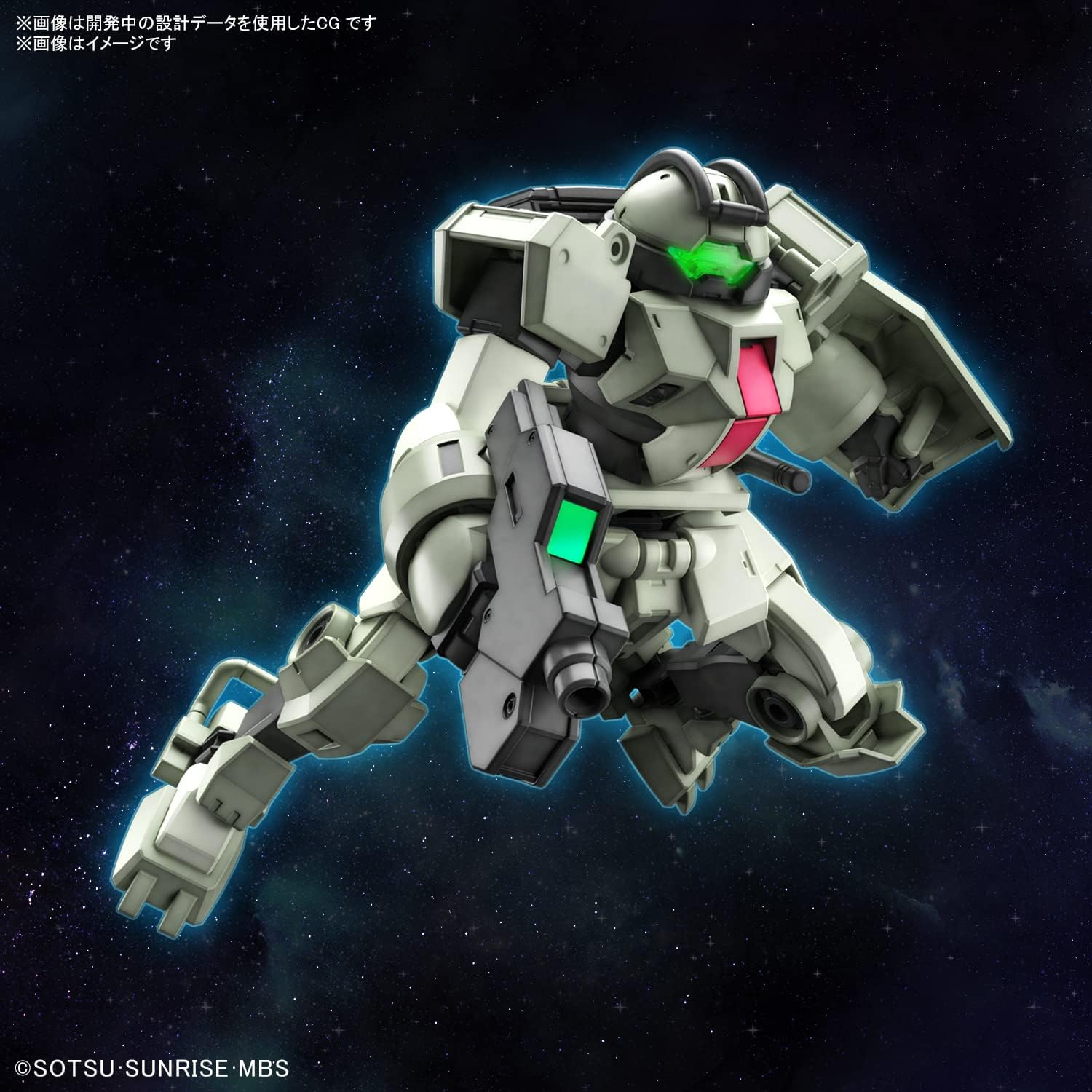 HG Мобильный костюм Гандам-Ведьма от Mercury Demi Trainer в масштабе 1/144, Цветная пластиковая модель, фото 7