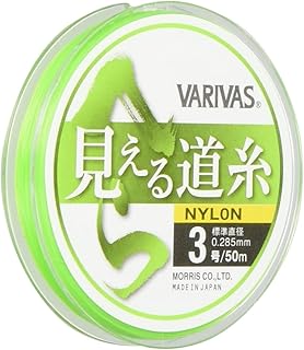 VARIVAS(バリバス) ナイロンライン へら 見える道糸 50ｍ フラッシュグリーン