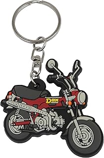 ホンダ(Honda) PVC ラバーキーホルダー Dax (旧車モデル) FREEサイズ 0SYEP-39B-FF レッド F